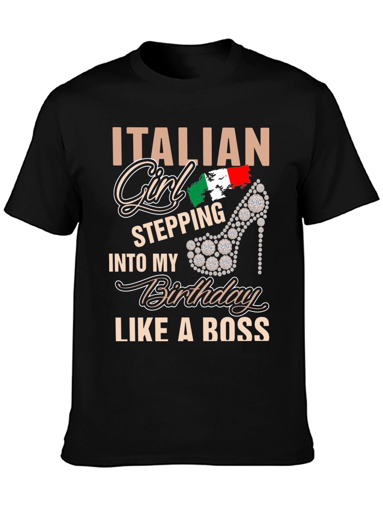 Italian Girl Birthday Boss T-Shirt