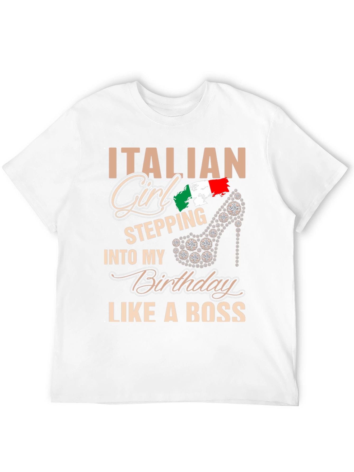 Italian Girl Birthday Boss T-Shirt