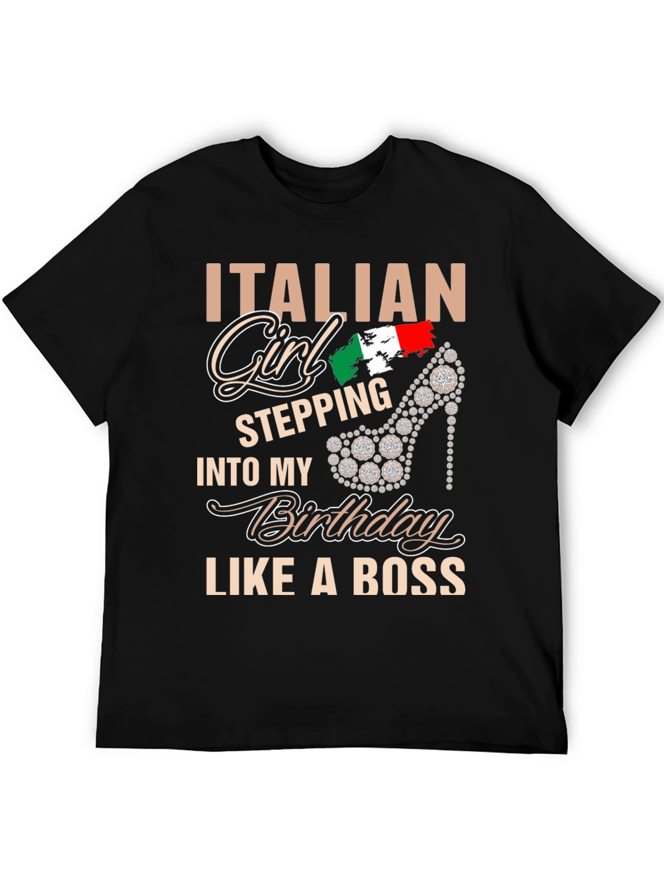 Italian Girl Birthday Boss T-Shirt