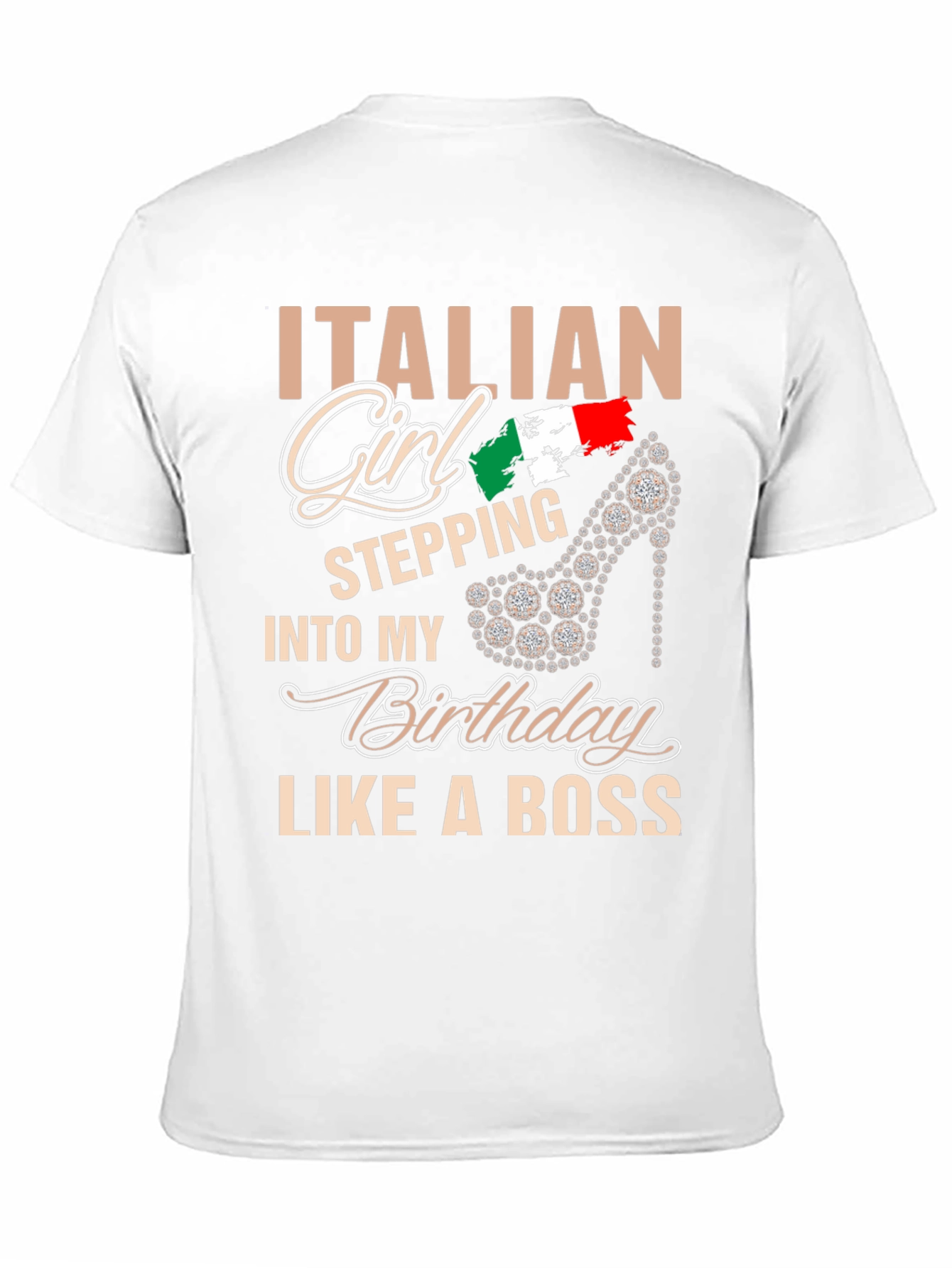Italian Girl Birthday Boss T-Shirt