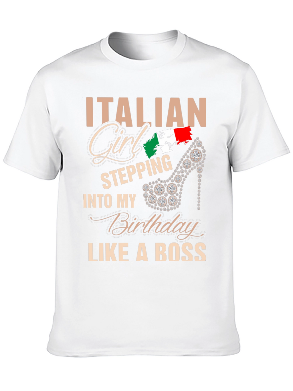 Italian Girl Birthday Boss T-Shirt