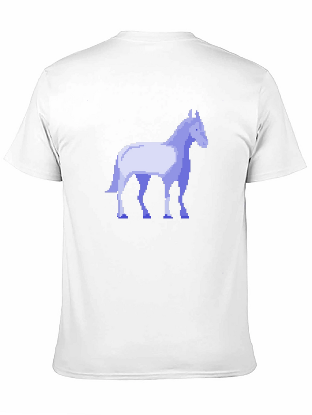 Pixel Horse Black T-Shirt - Retro Gaming Style