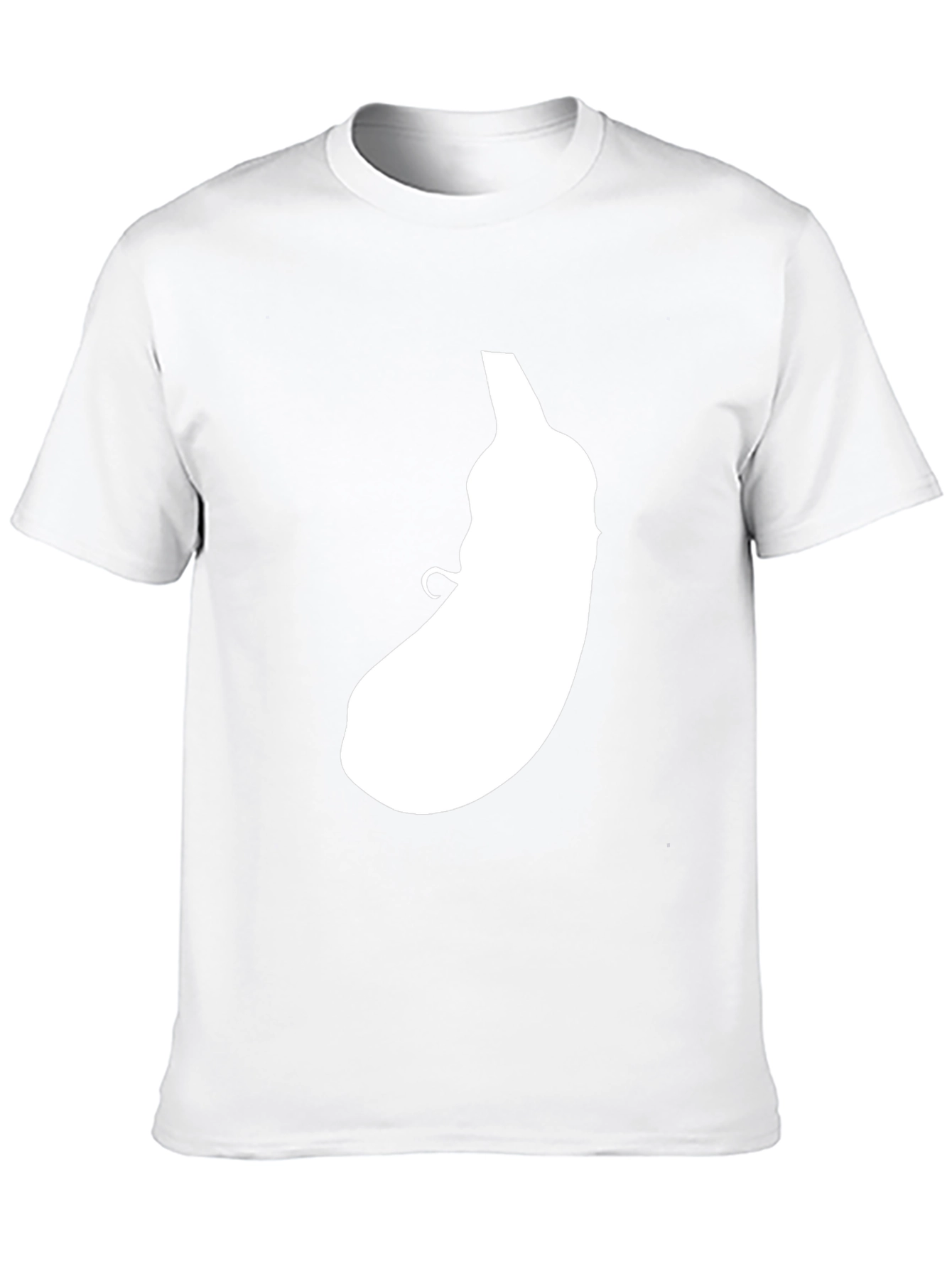 Eggplant Graphic Tee - Black Casual T-Shirt