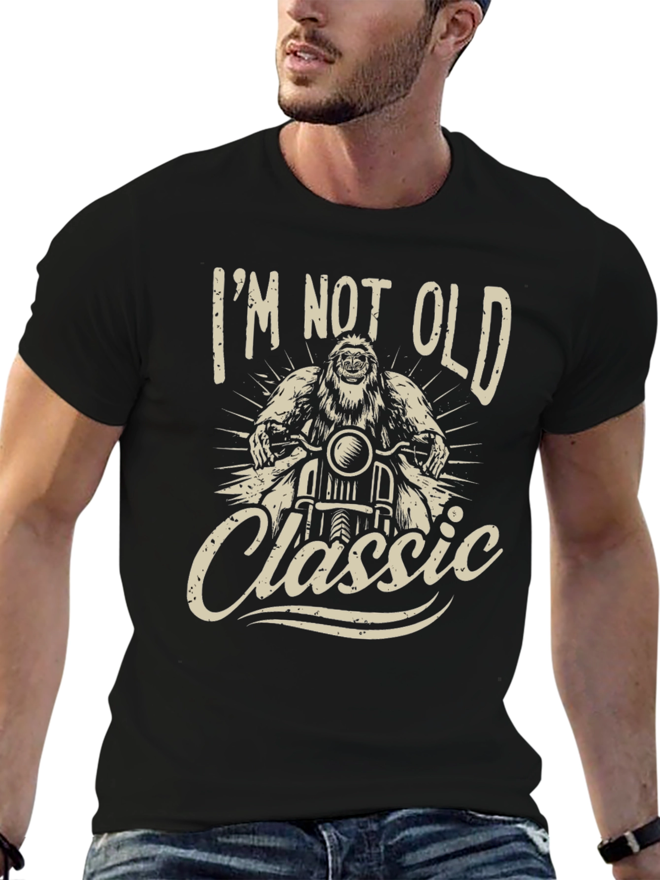 Classic Motorcycle Bigfoot T-Shirt
