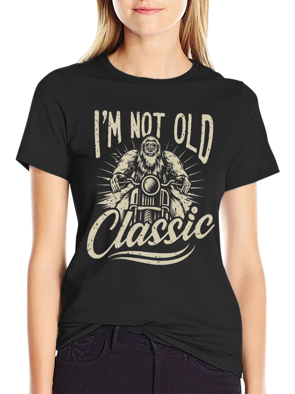 Classic Motorcycle Bigfoot T-Shirt