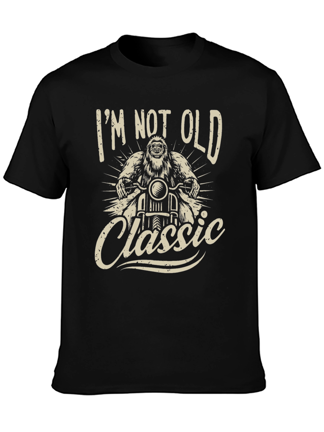 Classic Motorcycle Bigfoot T-Shirt