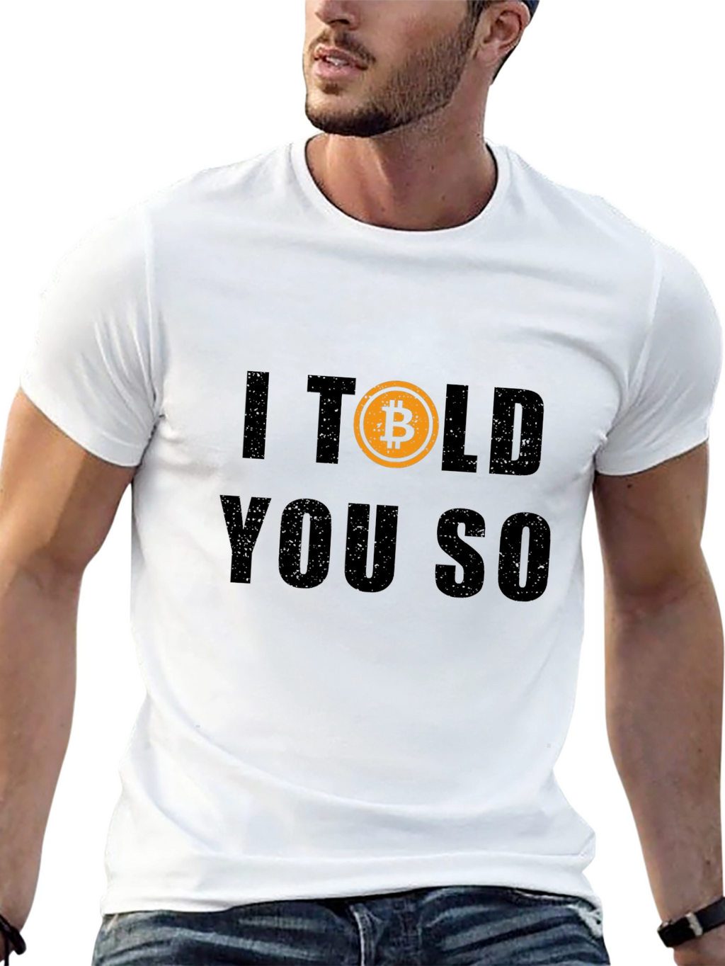 Bitcoin I Told You So Black Graphic T-Shirt
