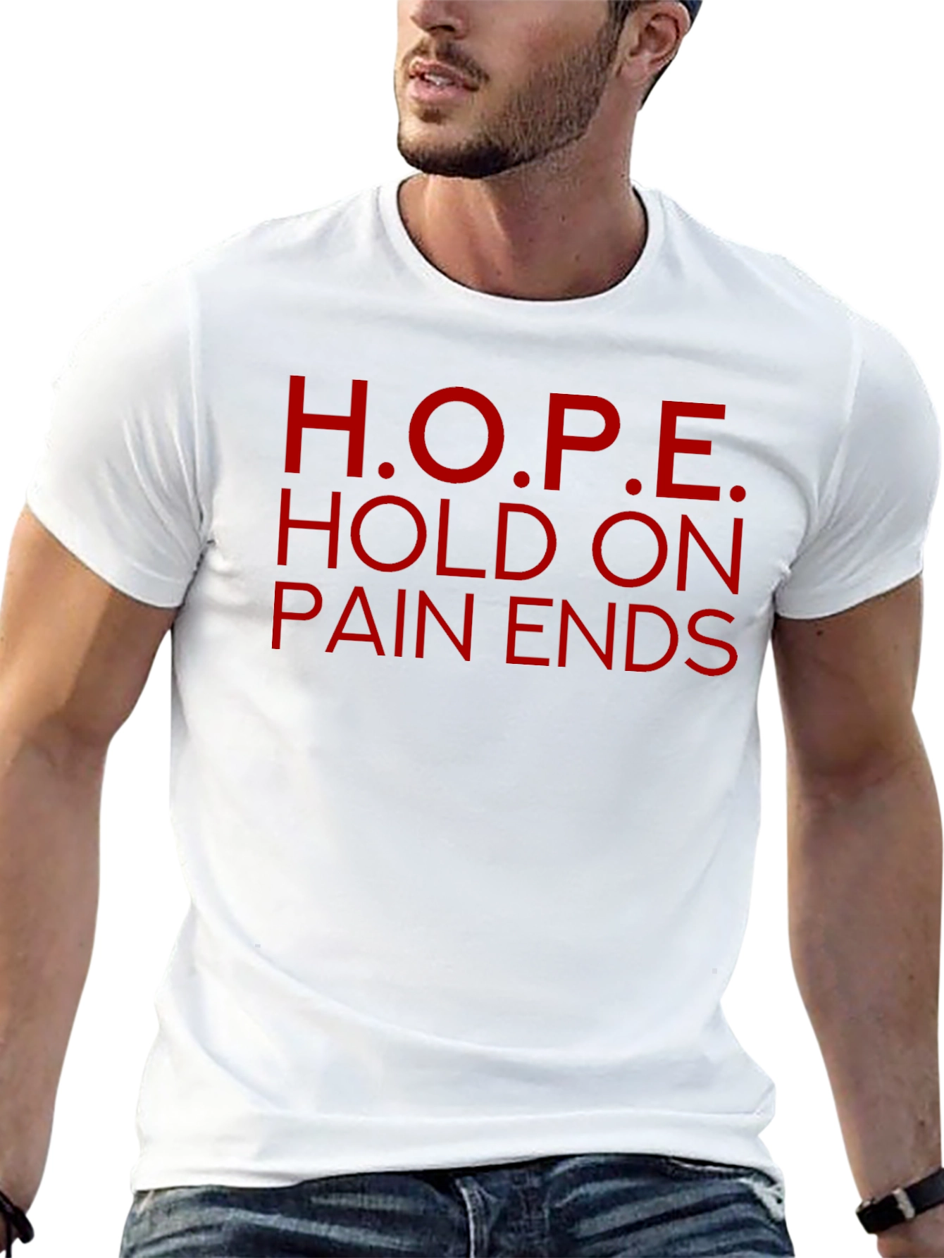 H.O.P.E. Graphic Tee - Hold On Pain Ends