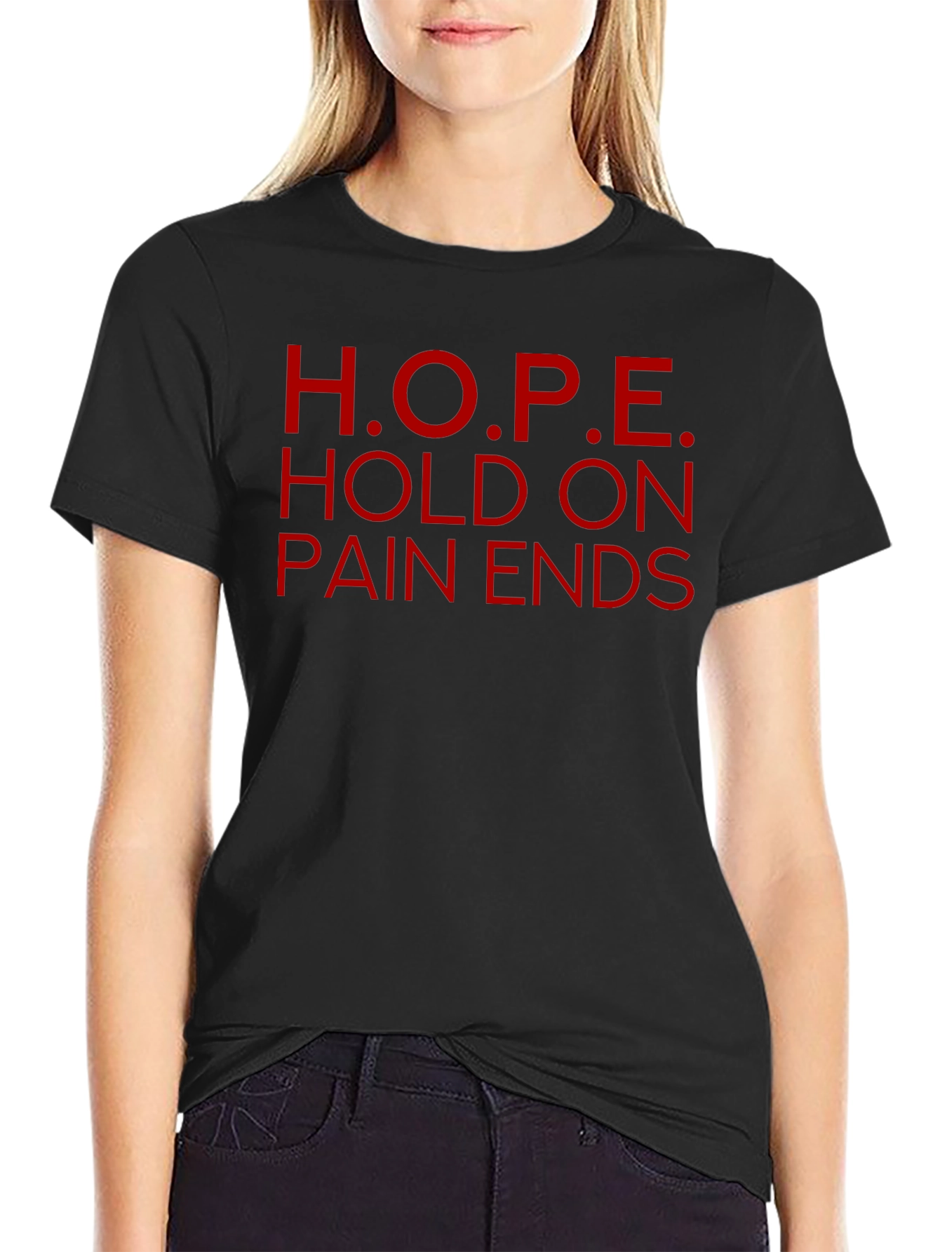 H.O.P.E. Graphic Tee - Hold On Pain Ends