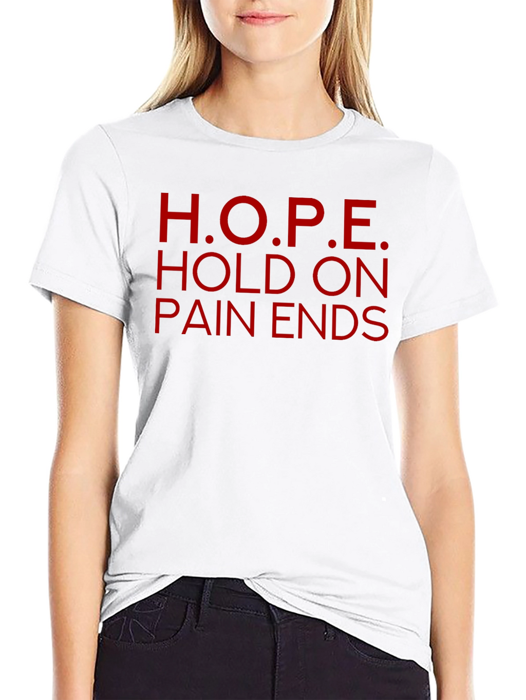 H.O.P.E. Graphic Tee - Hold On Pain Ends
