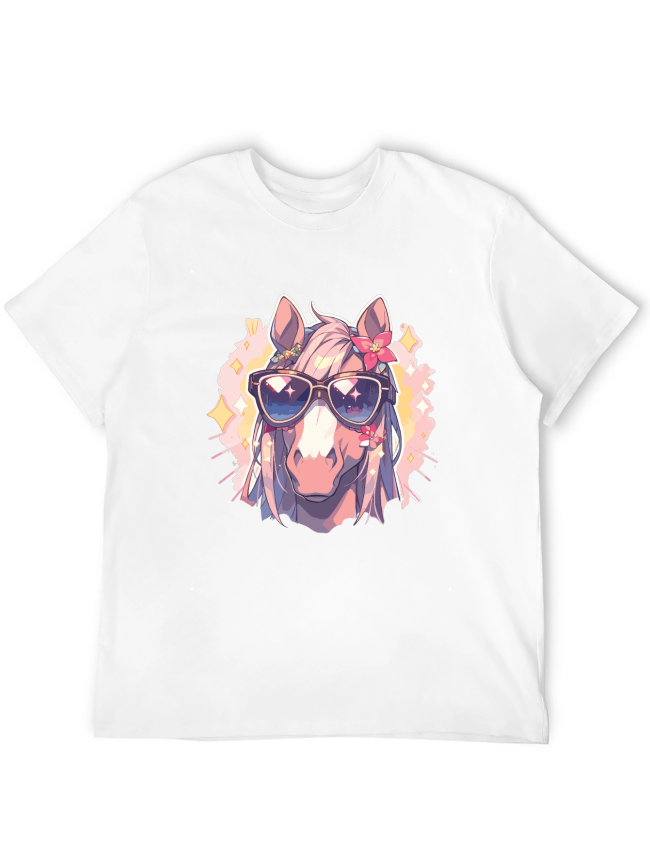 Cool Horse Tee - Anime Style