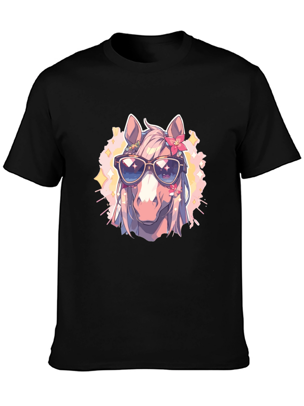 Cool Horse Tee - Anime Style