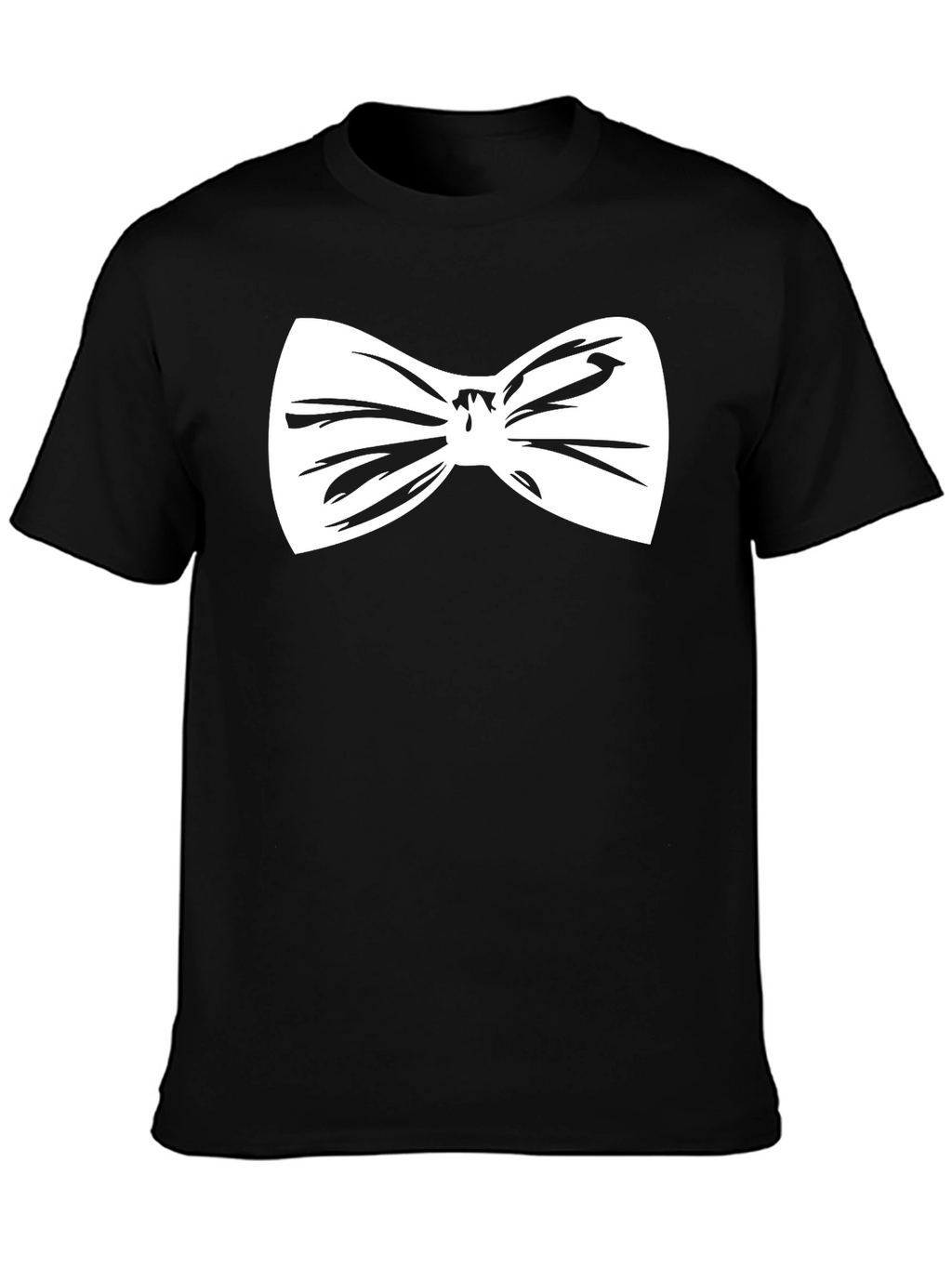 Bow Tie Graphic Tee - Black