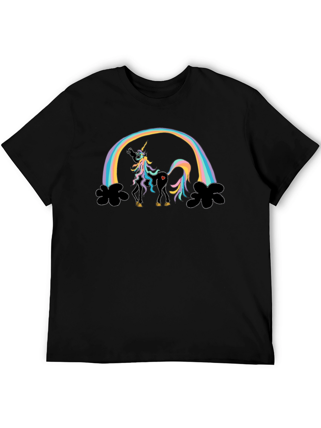 Rainbow Unicorn T-Shirt Funny Design