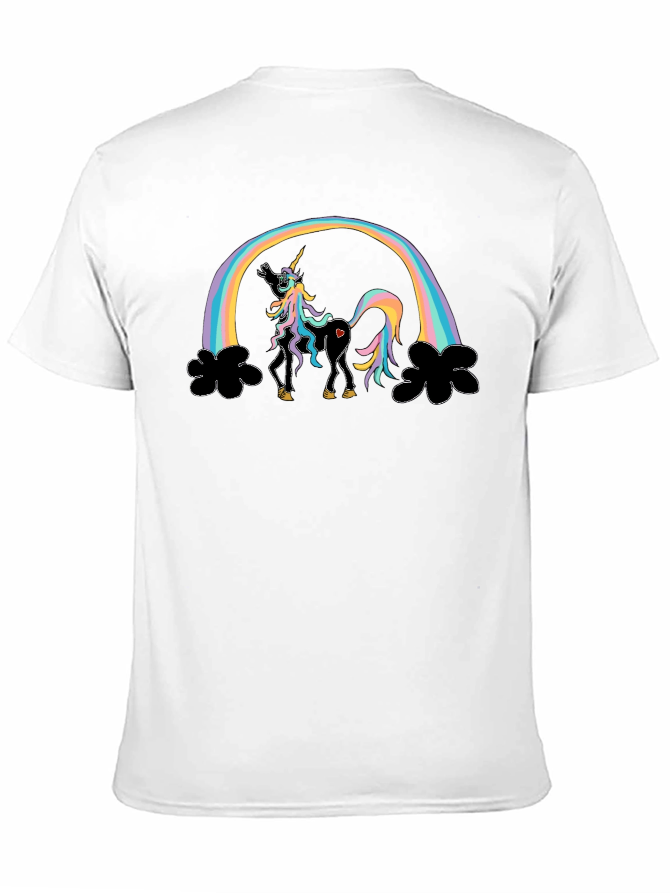 Rainbow Unicorn T-Shirt Funny Design