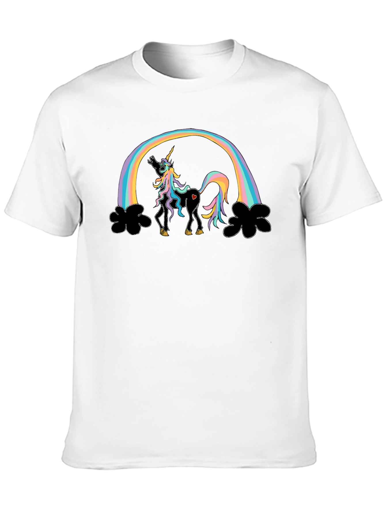 Rainbow Unicorn T-Shirt Funny Design