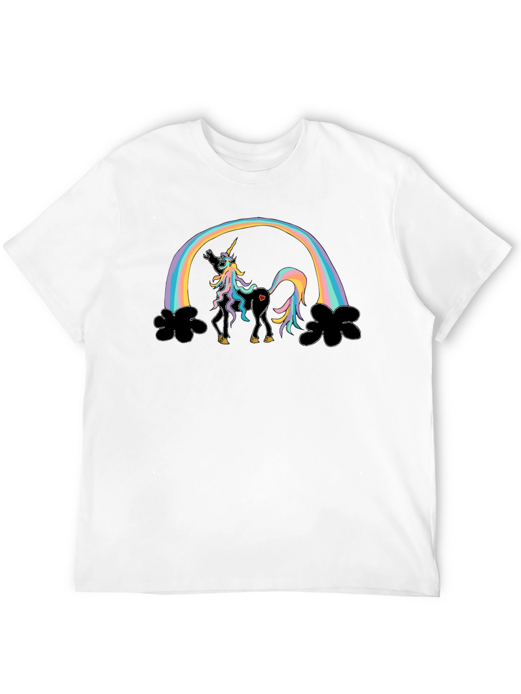 Rainbow Unicorn T-Shirt Funny Design