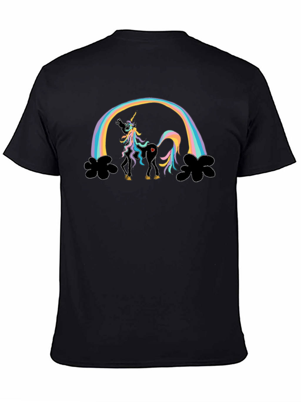 Rainbow Unicorn T-Shirt Funny Design