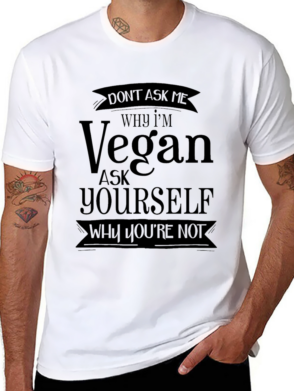 Vegan Statement T-Shirt - Why Youre Not?