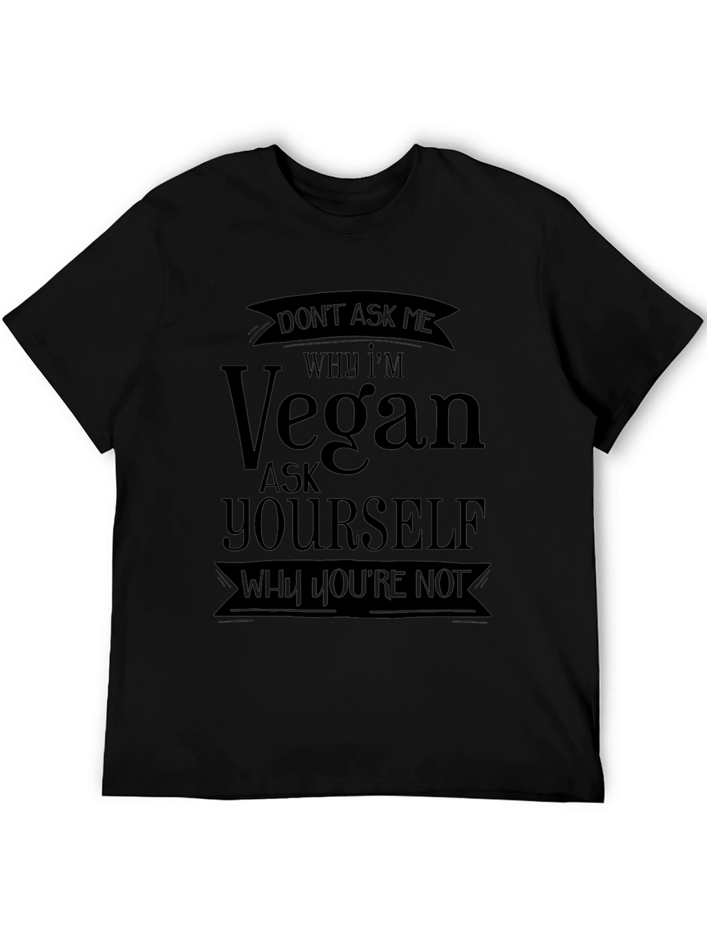 Vegan Statement T-Shirt - Why Youre Not?