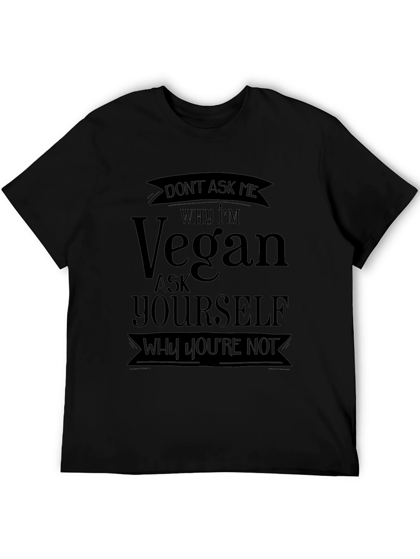 Vegan Statement T-Shirt - Why Youre Not?