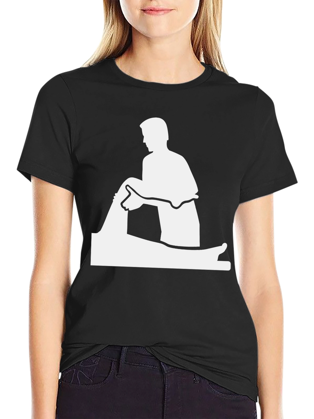 Chiropractor Adjustment T-Shirt - Black Cotton Tee