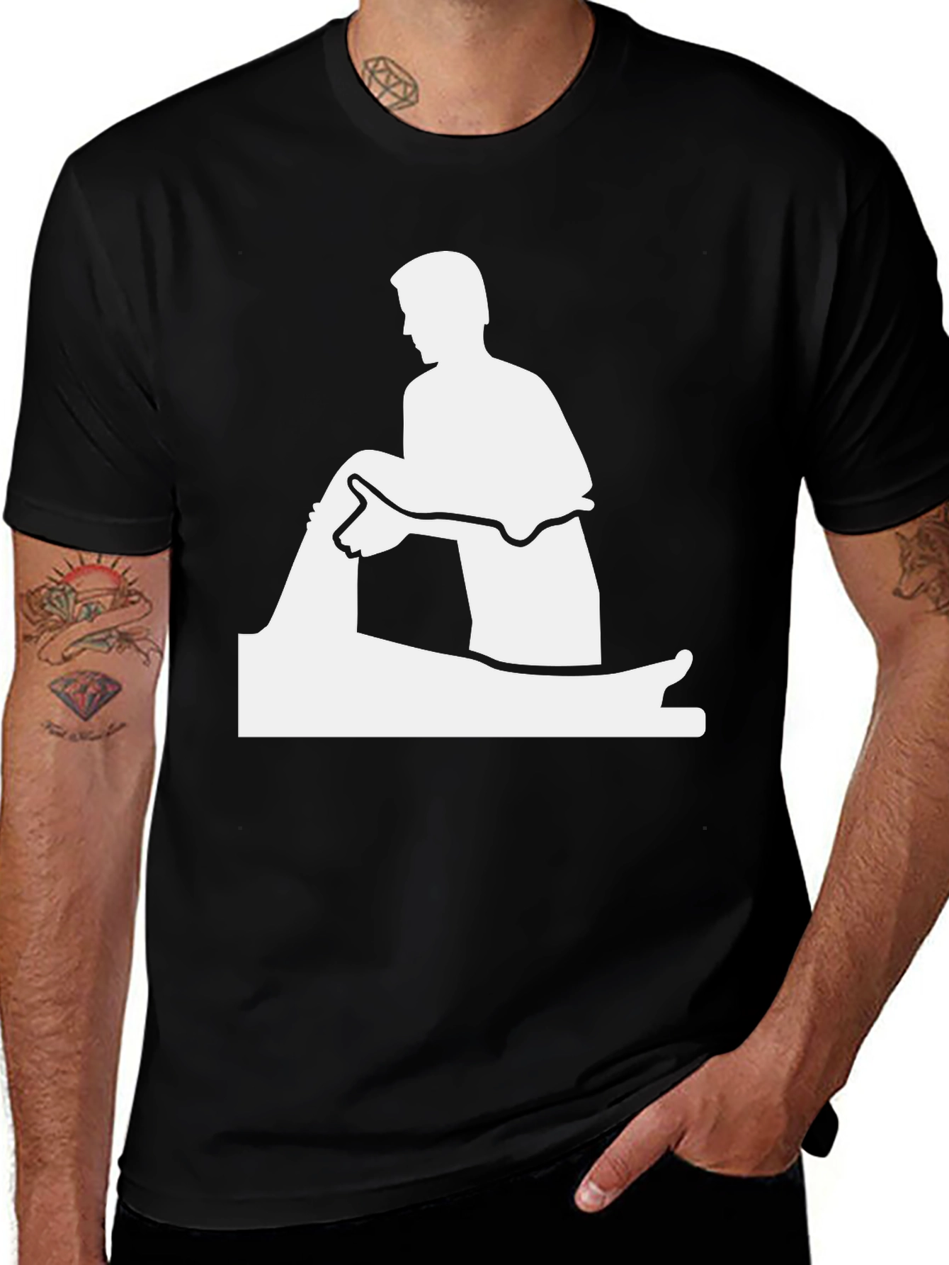 Chiropractor Adjustment T-Shirt - Black Cotton Tee