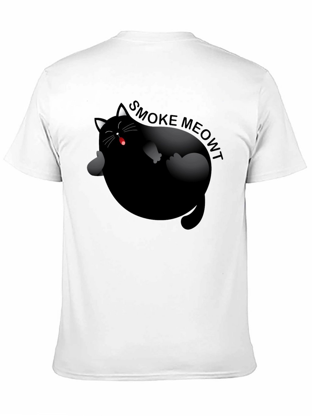 Smoke Meowt Cat Graphic T-Shirt
