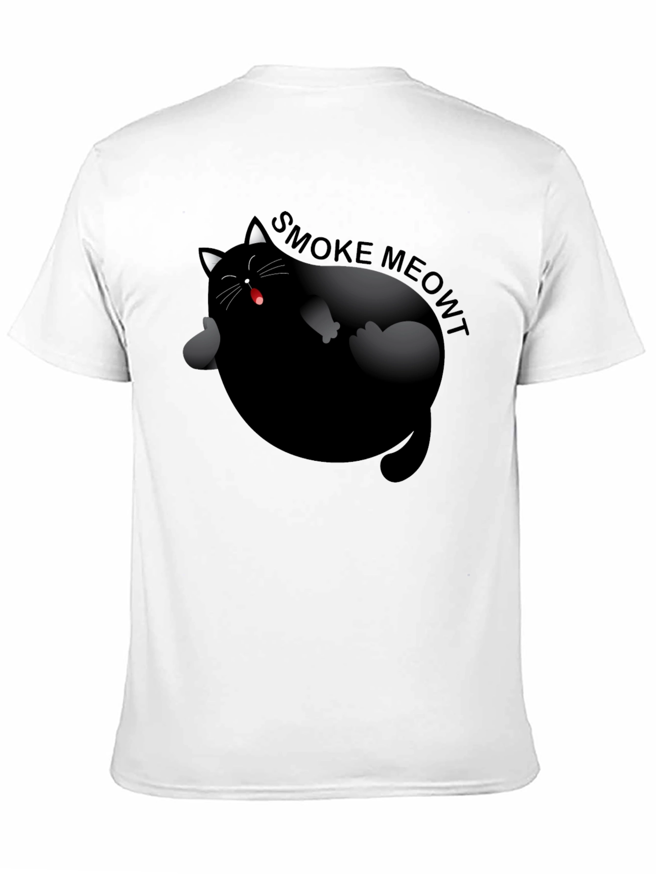 Smoke Meowt Cat Graphic T-Shirt