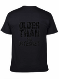Older Than The Internet Graphic Tee - Black