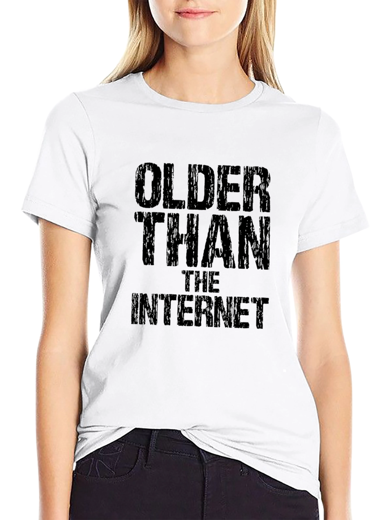 Older Than The Internet Graphic Tee - Black