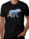 Preserve & Protect Bear Graphic Tee - Black