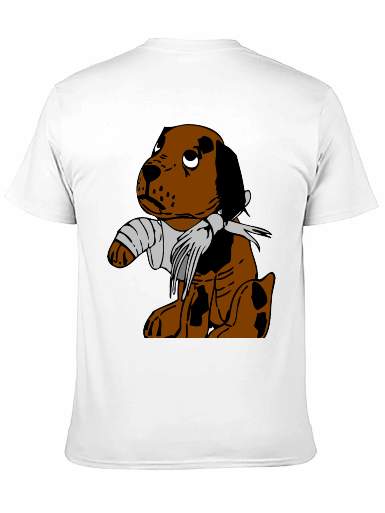 Sad Puppy T-Shirt - Injured Dog Graphic Tee