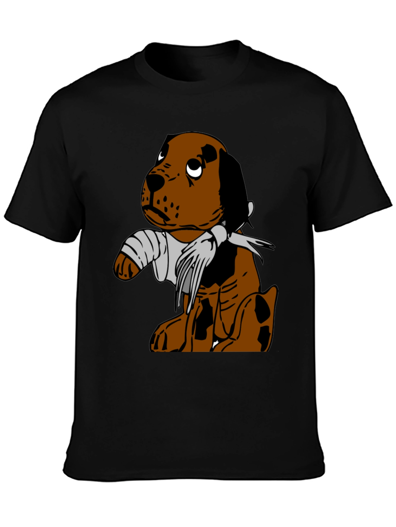Sad Puppy T-Shirt - Injured Dog Graphic Tee