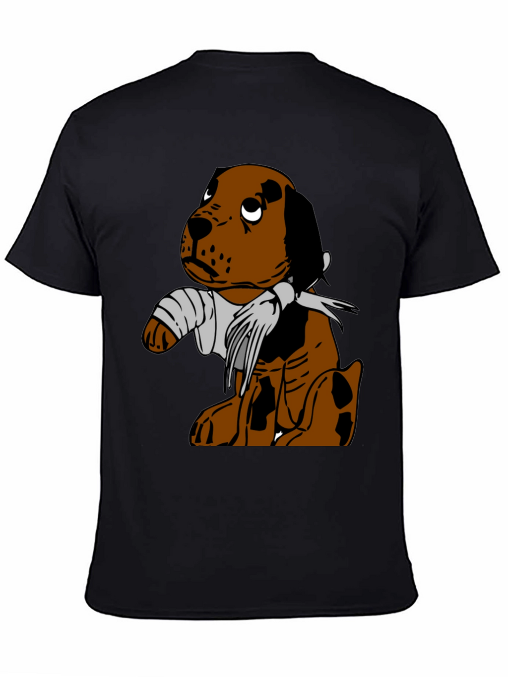 Sad Puppy T-Shirt - Injured Dog Graphic Tee