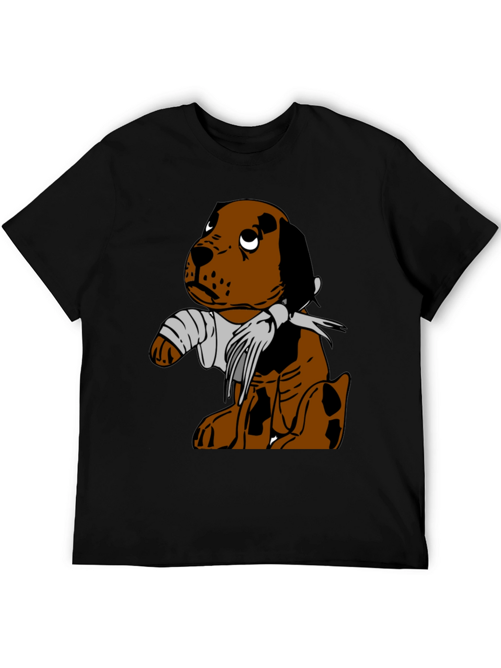 Sad Puppy T-Shirt - Injured Dog Graphic Tee