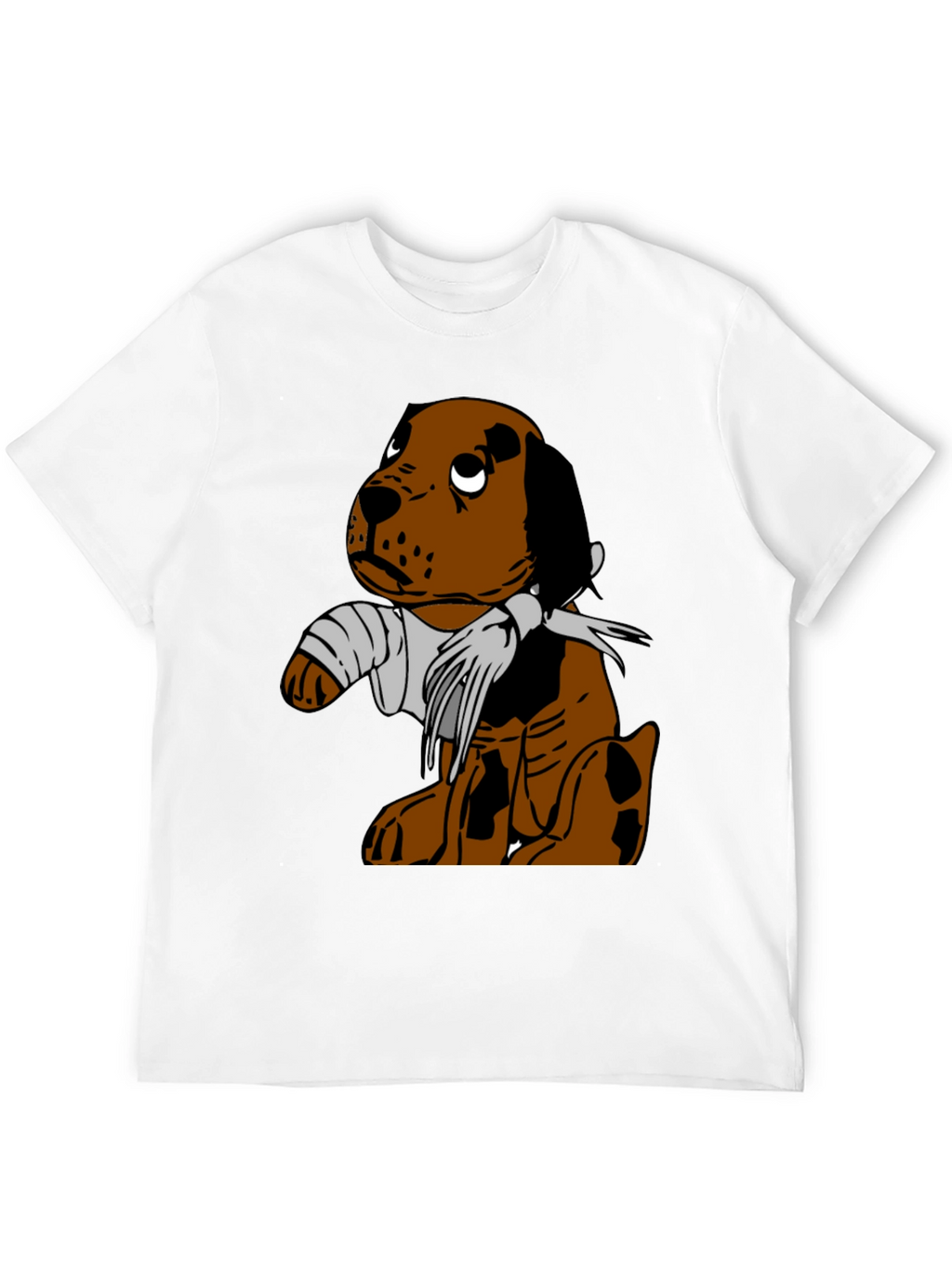 Sad Puppy T-Shirt - Injured Dog Graphic Tee
