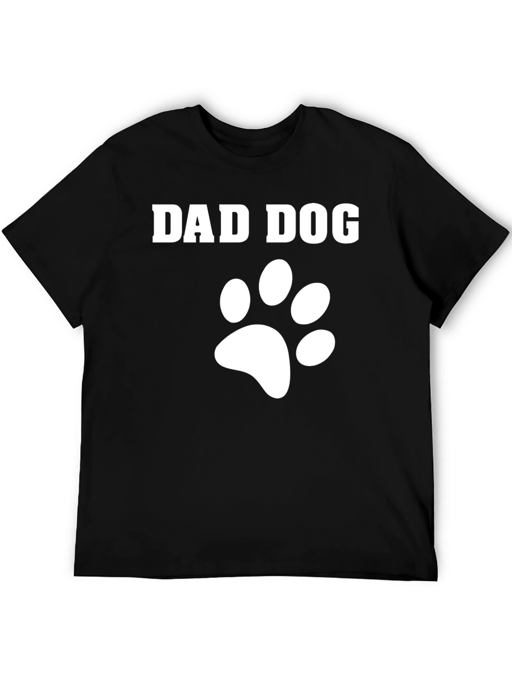 Dad Dog Paw Print T-Shirt - Perfect Gift!
