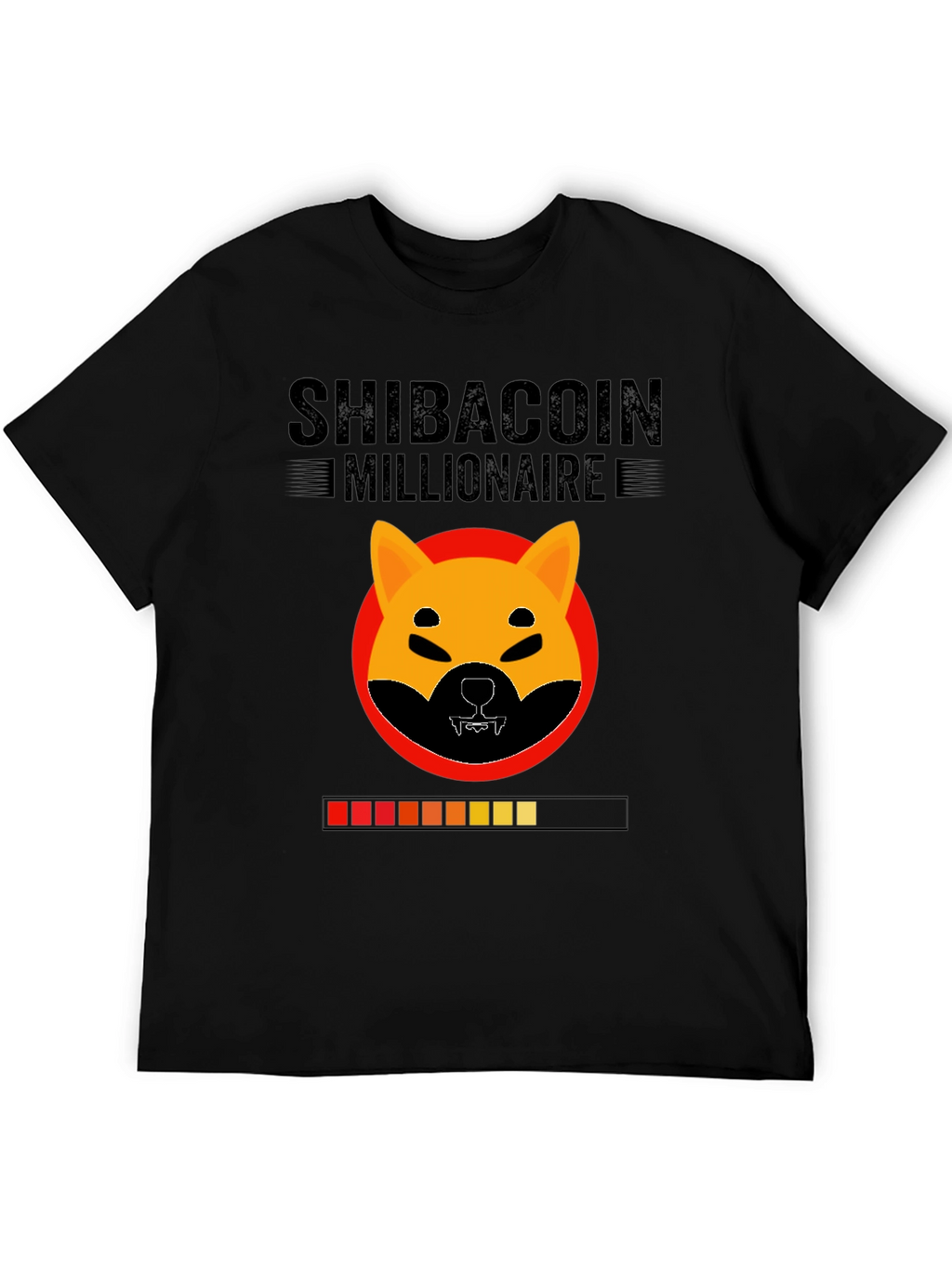 Shibacoin Millionaire Black T-Shirt