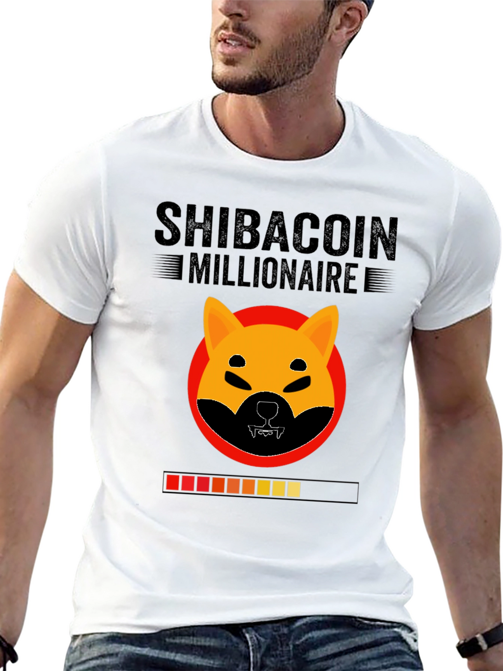 Shibacoin Millionaire Black T-Shirt