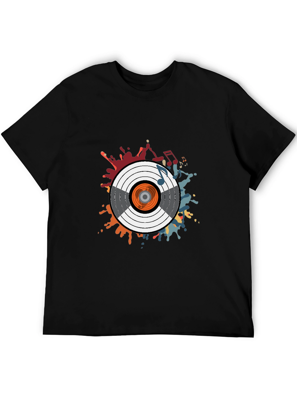 Vinyl Record Graphic T-Shirt
