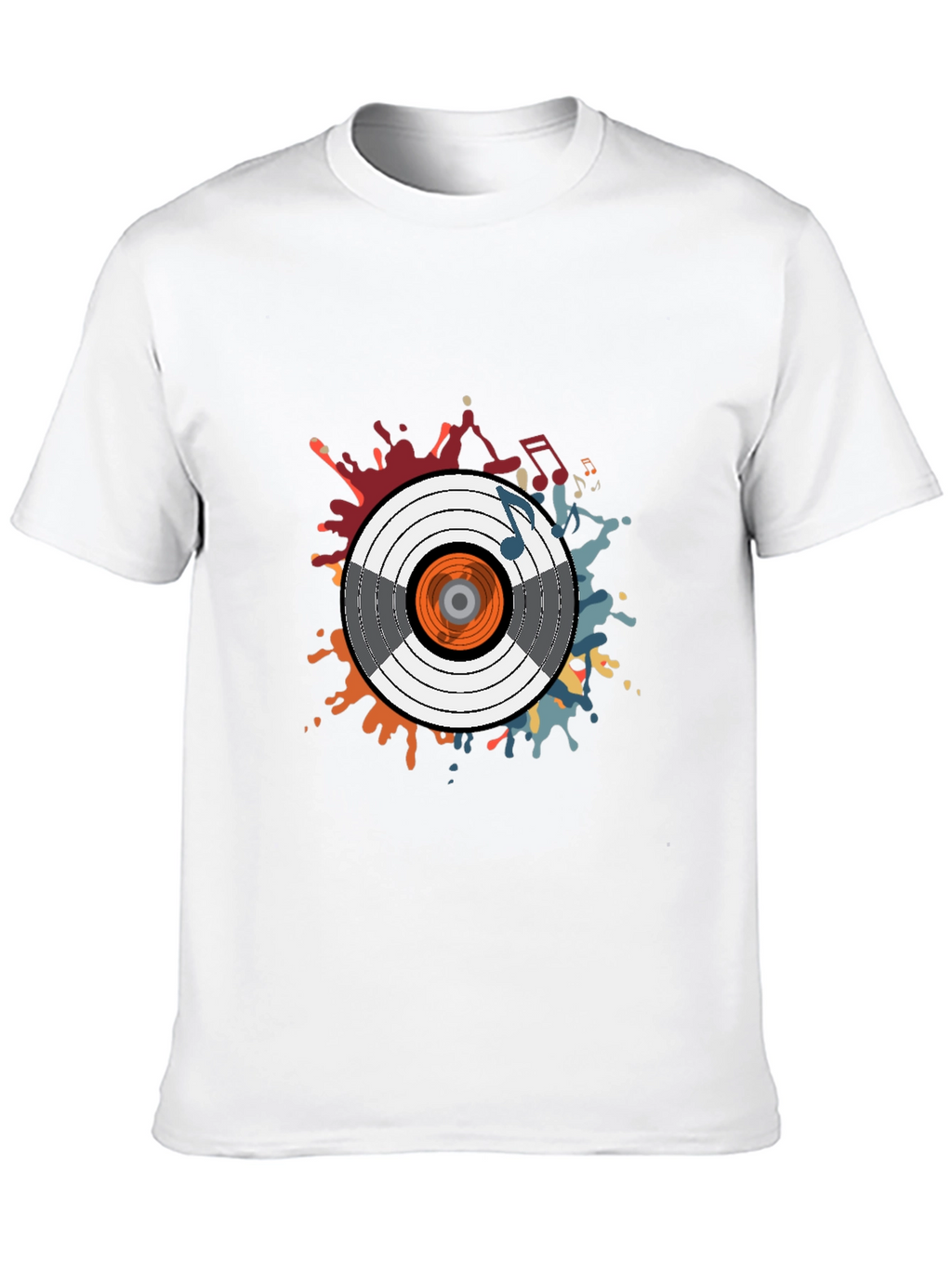 Vinyl Record Graphic T-Shirt