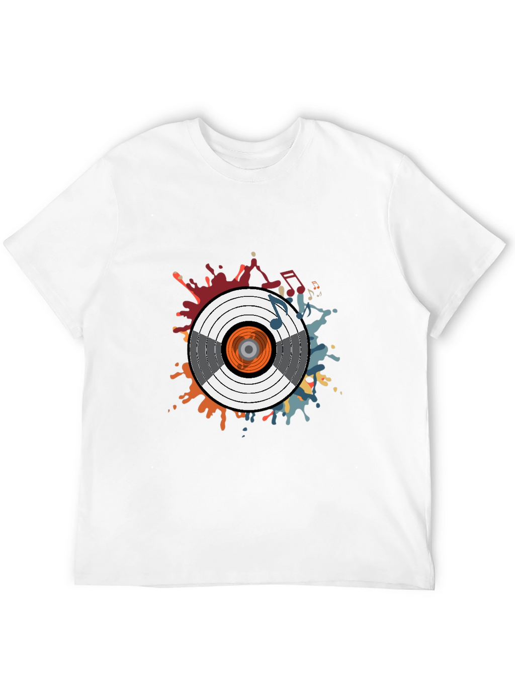 Vinyl Record Graphic T-Shirt