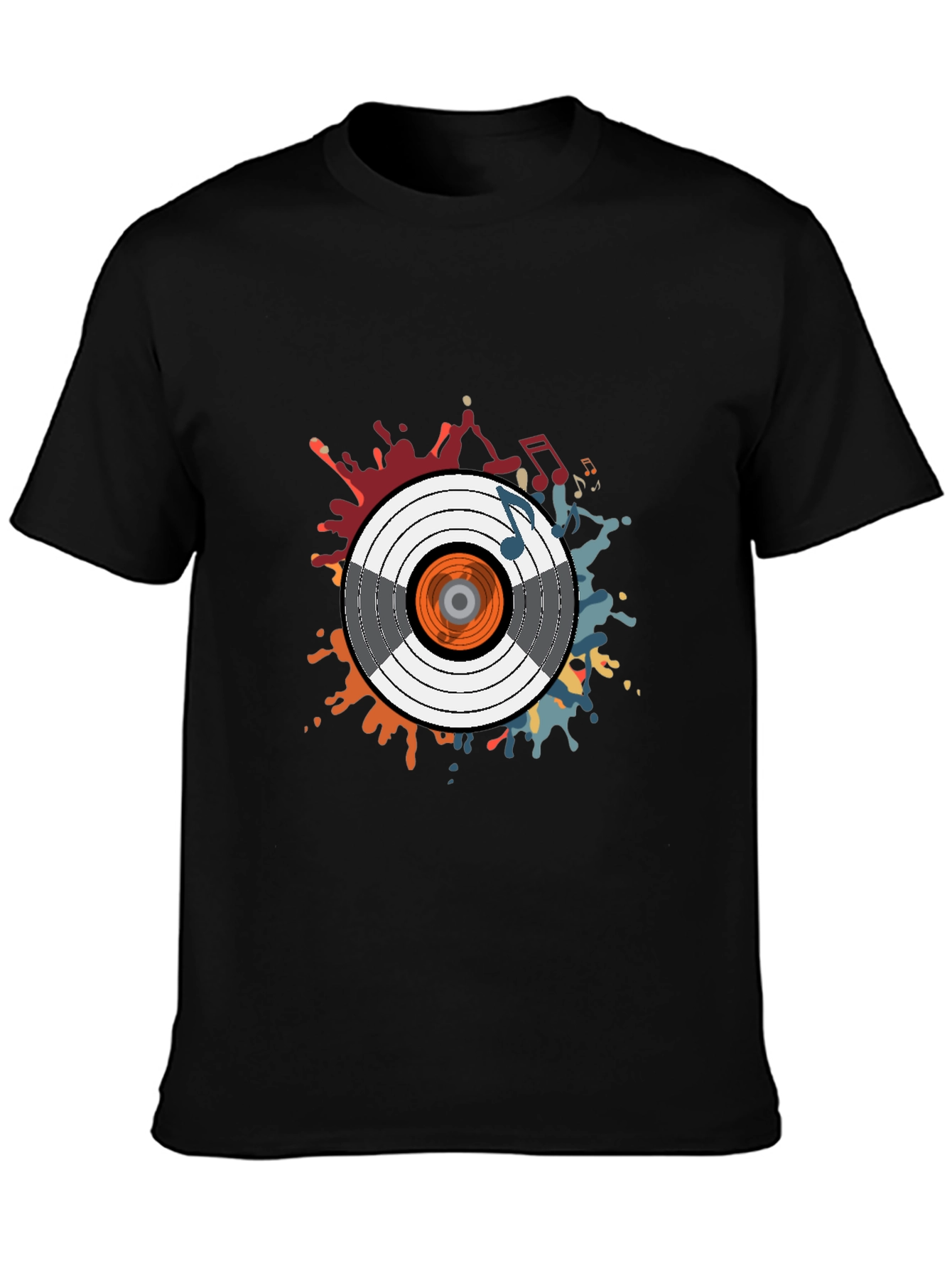 Vinyl Record Graphic T-Shirt