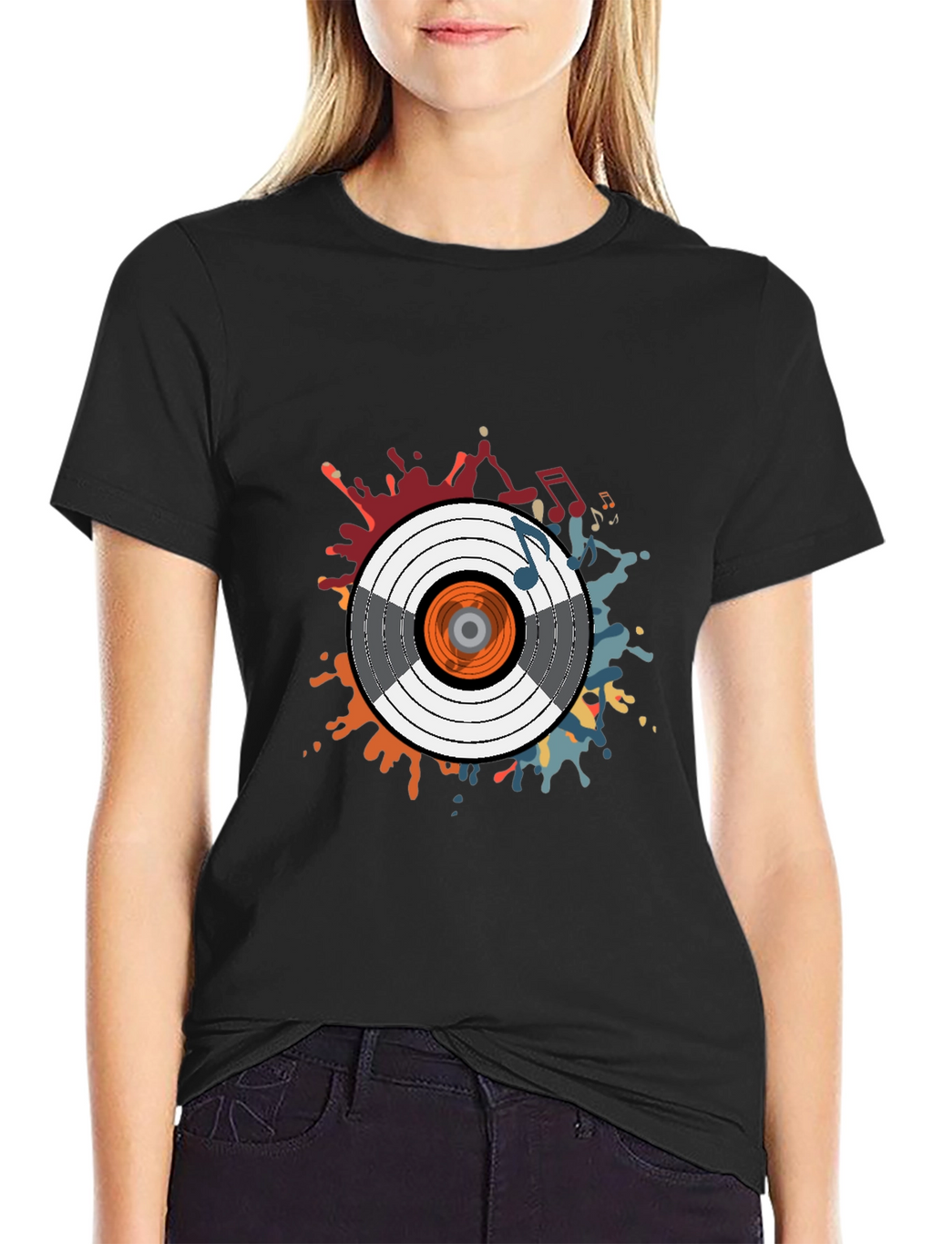 Vinyl Record Graphic T-Shirt