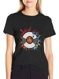 Vinyl Record Graphic T-Shirt