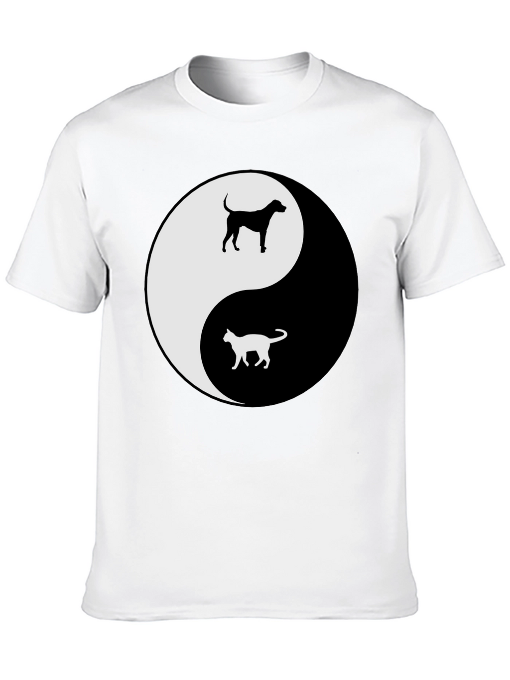 Yin Yang Cat & Dog T-Shirt