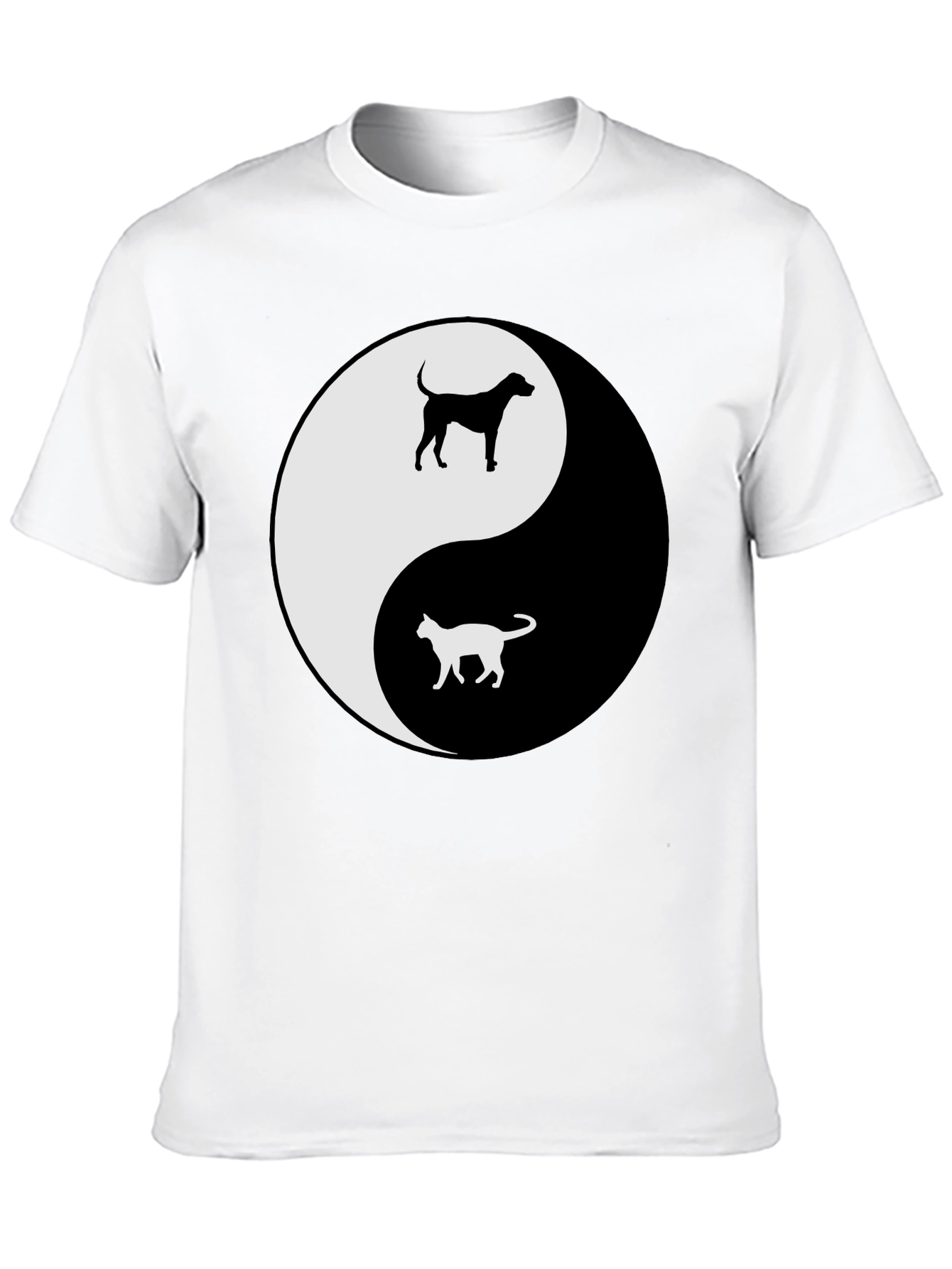 Yin Yang Cat & Dog T-Shirt