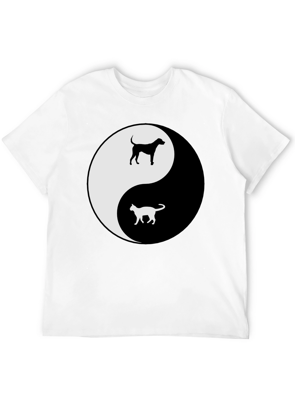 Yin Yang Cat & Dog T-Shirt