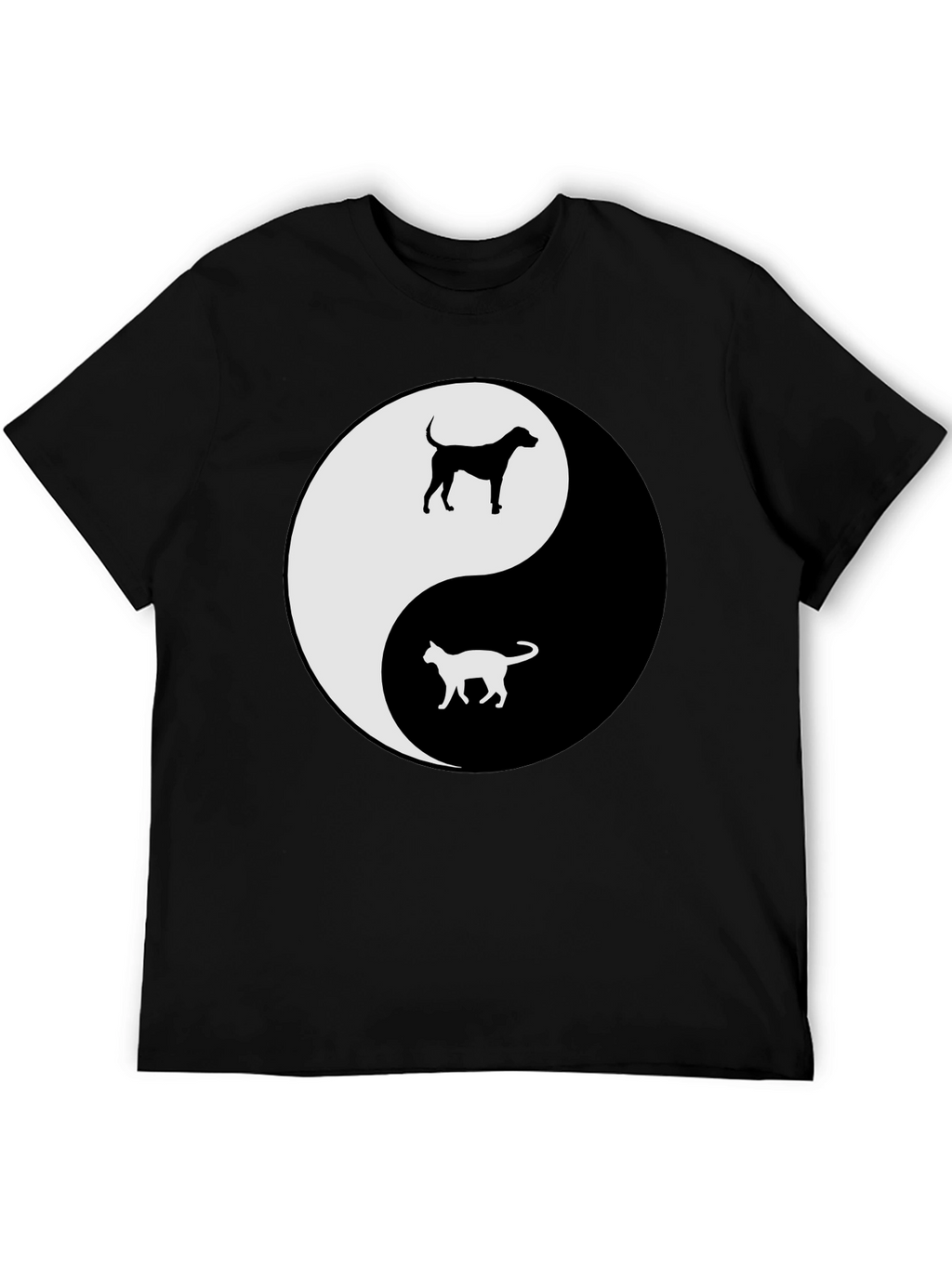Yin Yang Cat & Dog T-Shirt